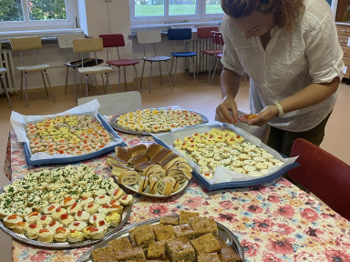 Příprava v kuchyňce